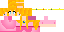 Minecraft skin texture, 64x32 legacy pixels