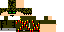 Minecraft skin texture, 64x32 legacy pixels