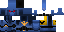 Minecraft skin texture, 64x32 legacy pixels