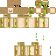 Minecraft skin texture, 64x64 pixels