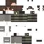 Minecraft skin texture, 64x64 pixels