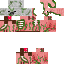 Minecraft skin texture, 64x64 pixels
