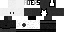 Minecraft skin texture, 64x32 legacy pixels