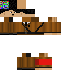Minecraft skin texture, 64x64 pixels