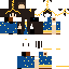 Minecraft skin texture, 64x64 pixels