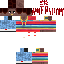 Minecraft skin texture, 64x64 pixels