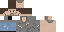 Minecraft skin texture, 64x32 legacy pixels