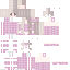 Minecraft skin texture, 64x64 pixels