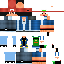 Minecraft skin texture, 64x64 pixels
