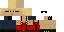 Minecraft skin texture, 64x32 legacy pixels