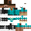 Minecraft skin texture, 64x64 pixels