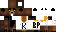 Minecraft skin texture, 64x32 legacy pixels