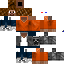 Minecraft skin texture, 64x64 pixels