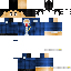 Minecraft skin texture, 64x64 pixels