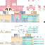 Minecraft skin texture, 64x64 pixels