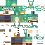Minecraft skin texture, 64x64 pixels