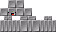 Minecraft skin texture, 64x32 legacy pixels