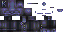 Minecraft skin texture, 64x32 legacy pixels