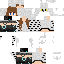 Minecraft skin texture, 64x64 pixels