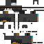 Minecraft skin texture, 64x64 pixels