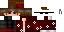 Minecraft skin texture, 64x32 legacy pixels