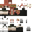 Minecraft skin texture, 64x64 pixels