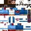 Minecraft skin texture, 64x64 pixels
