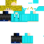 Minecraft skin texture, 64x64 pixels