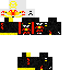 Minecraft skin texture, 64x64 pixels