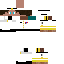 Minecraft skin texture, 64x64 pixels