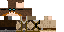 Minecraft skin texture, 64x32 legacy pixels