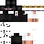 Minecraft skin texture, 64x64 pixels