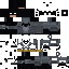 Gray Minecraft skin texture, 64x64 pixels