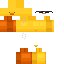 Yellow Minecraft skin texture, 64x64 pixels