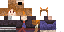 Minecraft skin texture, 64x32 legacy pixels