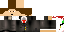 Minecraft skin texture, 64x32 legacy pixels