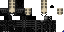 Minecraft skin texture, 64x32 legacy pixels