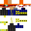 Minecraft skin texture, 64x64 pixels