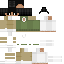 Minecraft skin texture, 64x64 pixels