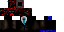 Minecraft skin texture, 64x32 legacy pixels