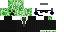 Minecraft skin texture, 64x32 legacy pixels
