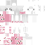 White Minecraft skin texture, 64x64 pixels