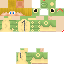 Minecraft skin texture, 64x64 pixels
