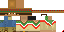 Minecraft skin texture, 64x32 legacy pixels