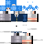 Minecraft skin texture, 64x64 pixels