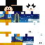 Minecraft skin texture, 64x64 pixels