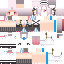 Minecraft skin texture, 64x64 pixels
