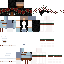Minecraft skin texture, 64x64 pixels