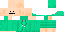 Minecraft skin texture, 64x32 legacy pixels