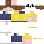 Minecraft skin texture, 64x64 pixels